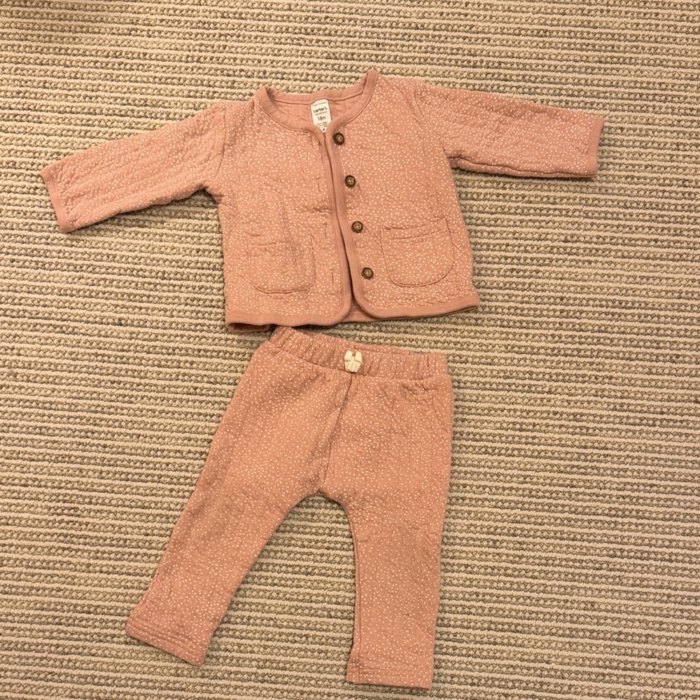 Carter's Pink Kids Matching Set